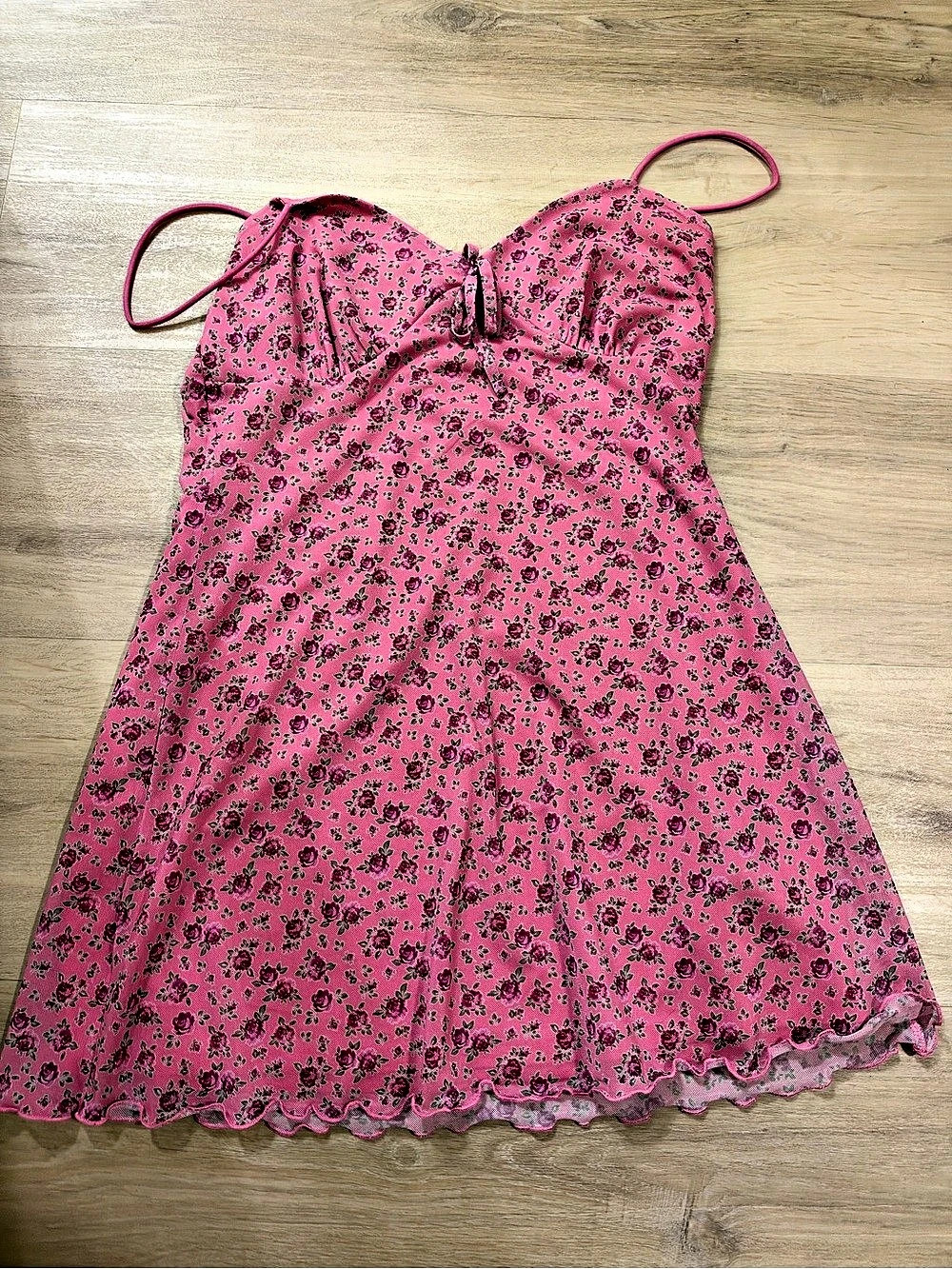 Floral Mini Dress in Pink Like New
